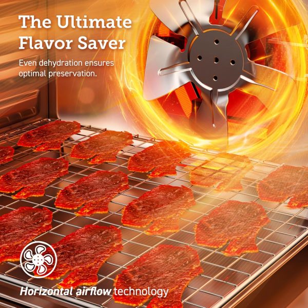 COSORI Food Dehydrator, Bigger Than 7 Trays With Large 6.5" Drying Space, 600W Power Saves More Time Than 480W, 165°F Dehydrated Dryer for Jerky, Dog Treats, Herbs, Meat, Fruit, and Yogurt, Silver - Image 12