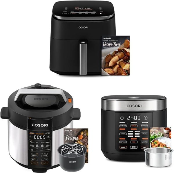 COSORI Pressure Cooker 6 qt, 9-in-1 Instant Multi Kitchen Appliances, Safer Venting Design, Rice Cooker, Slow Cooking Pot, Sous Vide, Saute Pot, 1100W, Stainless Steel - Image 8
